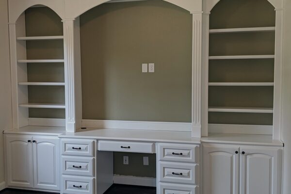 Home Office Built In Cabinets and desk work station