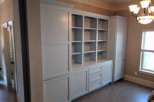 Home Office Built In Cabinets